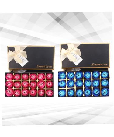 TOVINANNA 2boxes Creative Fragrance for Women Motherd Day Clipper Holders for Barbers Mothered Day Womens+perfume Perfumes for Women Flower Soap Women+perfume Box Rose - Buy Online on GoSupps.com