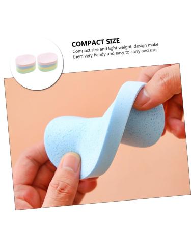 FRCOLOR 16 Pcs Natural Loofah & Powder Puff Set - Body Scrubber Makeup Remover & Facial Cleaning Pads - Spa Gloves for Women's Bath Care - Buy Online on GoSupps.com