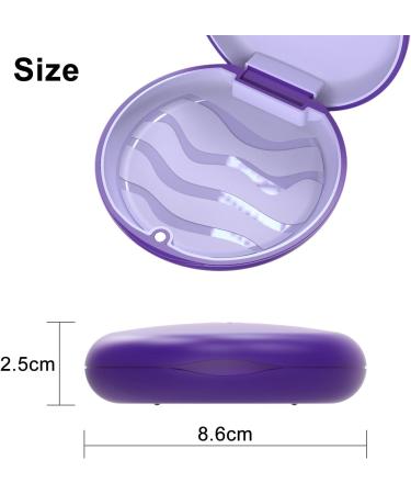 Shop Dnom Dose: Premium Braces Box Clip Box & Denture Storage Solutions - Aligner Chewies & Tools in Purple - Buy Online on GoSupps.com