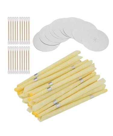 Ear candle tool 20 ear wax candles with ear care pad