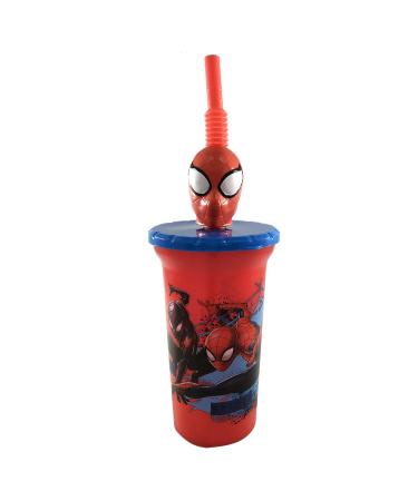 Zak BPA Free 15 oz Buddy Sip Tumbler w/Lid & Straw Spider Man Spiderman