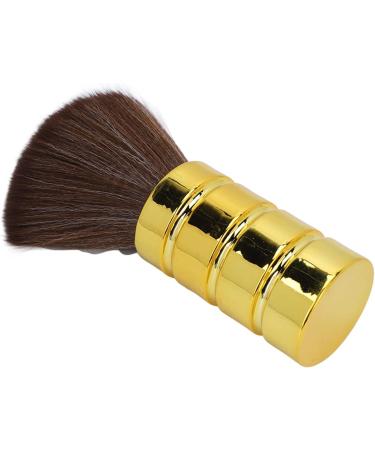 Barber Neck Duster Brush Soft Gentle Electroplating Process Professional Neck Cleaning Brush Salon Hairdressing Neck Brush Neck Duster Brush for Hairdressers (Gold) - Buy Online on GoSupps.com