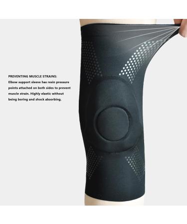 Buy Anti Slip Knee Brace for Dancers - Highly Elastic Impact Reduction & Breathable Silicone Padded Sleeve (M) - International Shipping Available - Buy Online on GoSupps.com