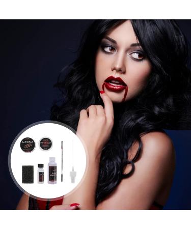 Lurrose 4 PCS Scar Wax Kit special effects makeup kit modeling scar wax halloween makeup blood gel Bloody Gel: Makeup 5.4X2X2CMx4pcs Assorted Colorx4pcs - Buy Online on GoSupps.com