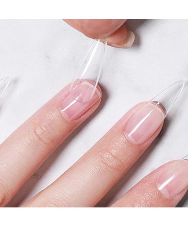 Worparsen Nail Tips Glue Handheld Soak Off UV LED Base Gels Stick Extension Glue Pen Ornament Sticking Solid E - Buy Online on GoSupps.com