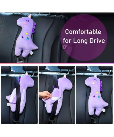 Pinkgarden Unicorn Car Seatbelt Pillow for Kids - Seat Strap Cushion for Toddler Head Rest - Seatbelt Cover for Child Safety - Buy Online on GoSupps.com