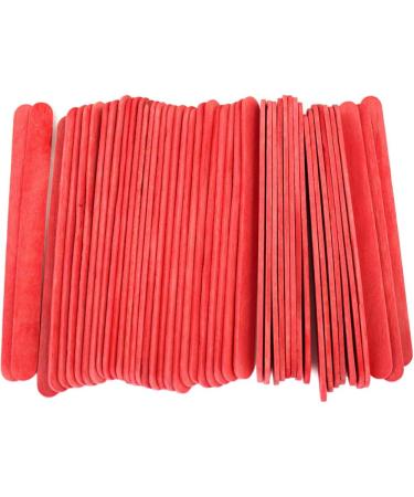 Craft Popsicle Sticks 4.5 Inch Standard - Red 200 Sticks - Natural and Multi Color Packs | CraftySticks - Buy Online on GoSupps.com