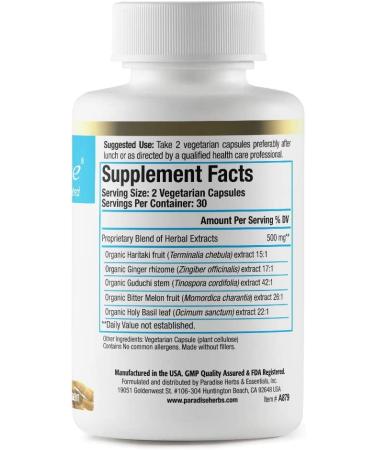 Paradise Herbs AYUR Pro Rx Digest - 60 Vegetarian Capsules for Digestive Health - Buy Online on GoSupps.com