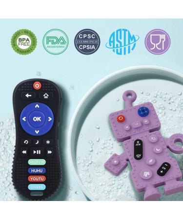 Myvikcar Remote & Robot Teethers with 4PCs Silicone Toy Safety Straps - Buy Online on GoSupps.com