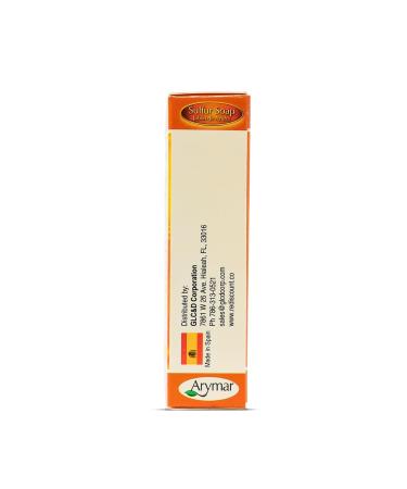 Arymar Sulfur Soap - Natural Purifying Skincare Bar for Clear & Healthy Skin | 3 oz - International Shipping Available - Buy Online on GoSupps.com