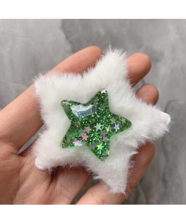 AJTUTUS Plush Sequins Star Shape Hair Clip Halloween Costume Headwear for Women Birthday Party Carnivals Theme -slip Hairpin - Buy Online on GoSupps.com