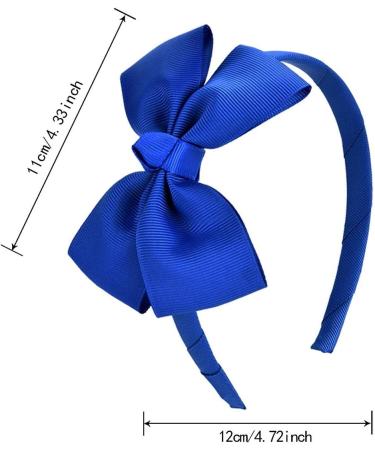 Vamotto 8 Pieces Bow Tie Headband Bow Tie Hairband for Girls Head Wraps Grosgrain Ribbon Hair Band Hair Accessories for 3-12 Year Girls Favors and Party 8 Colors - Buy Online on GoSupps.com