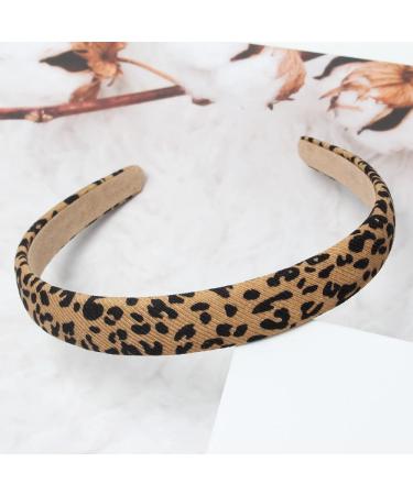 Leopard Print Headbands 2cm Wide 6 Pack - Stylish Hair Hoops for Women & Girls - Buy Online on GoSupps.com