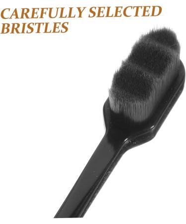 Uthclo Soft Toothbrush Set - 4 Pack Travel Toothbrushes for Adults & Kids | Black Soft Bristles - Buy Online on GoSupps.com