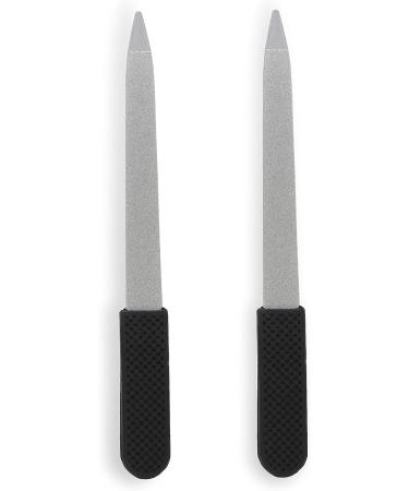 Amazon Basics Sapphire Nail File 2-Pack - Professional Quality Nail Care Set - Buy Online on GoSupps.com