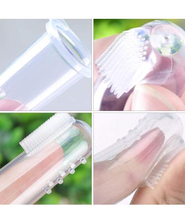 Kisangel Baby Finger Toothbrush Set - Oral Hygiene Care for Kids, Newborns, Toddlers, and Pets - Buy Online on GoSupps.com