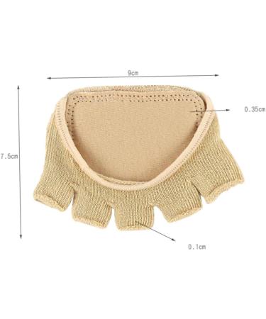 FOMIYES Fingerless Socks for Women - 3 Pairs Seamless Toe & Forefoot Pads for Heels - Toeless Cushion Liners & Toe Cover Sox - Buy Online on GoSupps.com