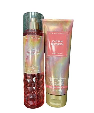 Buy Cactus Blossom Bath & Body Collection: Lotion Perfume Mist & Shower Gel 2 PC Set International Shipping Available - Buy Online on GoSupps.com