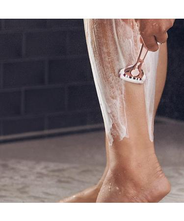 WILKINSON SWORD Quattro For Women Rose Gold Razor Handle + 5 Blade Refills Set - Buy Online on GoSupps.com