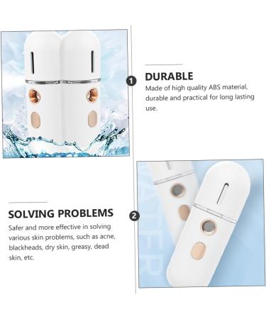 Ipetboom 1 Set face steamer sprayer Face Moistener mini white spray portable Hydrating instrument abs humidifier Facial Mister Portable Mist Sprayer portable humidifiers - Buy Online on GoSupps.com