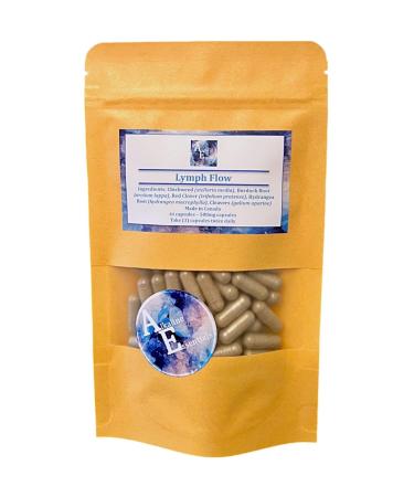 Lymph Flow Capsules/Burdock Root Hydrangea Root Chickweed Cleavers Red Clover/Alkaline Esssentials