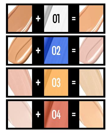 White Liquid Foundation Mixing Pigment for Shade Adjustment and Color Correction - Sweat-Proof, Long Lasting, Natural Undertone Blend - 01 Ghost White - Buy Online on GoSupps.com