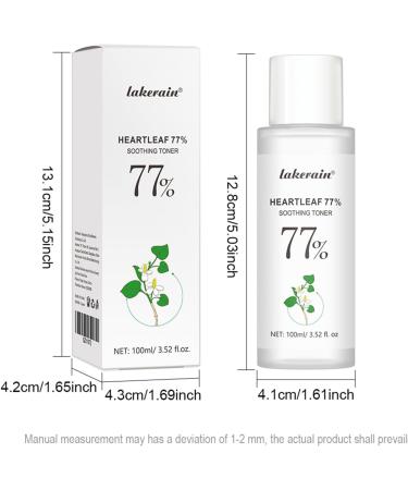 Heartleaf 77 - Moisturizing Toner | Facial Calming Toner for Hydration Moisturizing Refreshing and Even Skin Tone Soothing Serums 3.52 Fl. Oz Botiniv - Buy Online on GoSupps.com