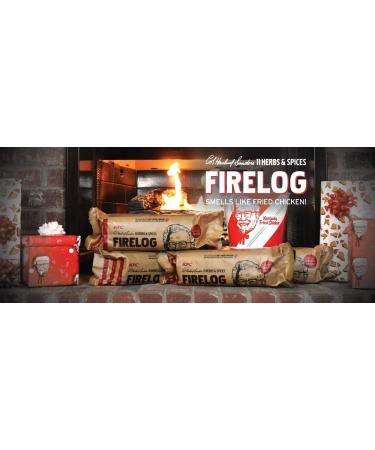 KFC Kentucky Fried Chicken Limited-Edition 11 Herbs & Spices Firelog by Enviro-Log - Buy Online on GoSupps.com