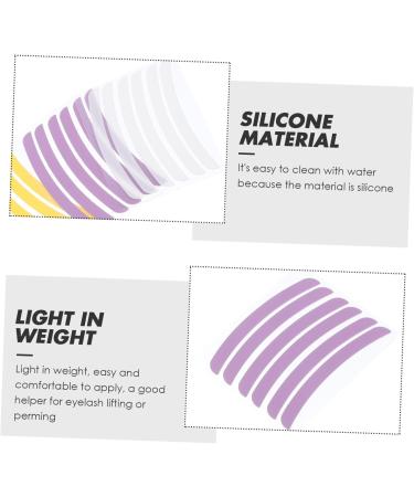 Housoutil 5 Sheets Silicone Lash Lifting Rods Spiral Hair Curlers Rotating Makeup Organiser Silicone Lash Lifting Pads Lash Lift Pads Reusable Eye Patches Silica Gel Eyelash Silicone Pad - Buy Online on GoSupps.com