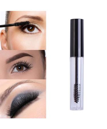 8ml Empty Mascara Tube with Wand Set - DIY Eyelash Cream Container Bottle with Rubber Inserts and Funnels (Silver/Black) - Buy Online on GoSupps.com