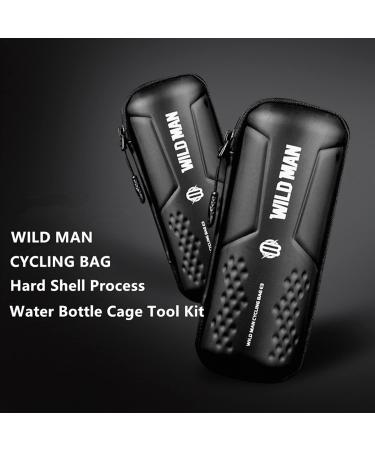 WILD MAN Bicycle Tool Storage Bag with Sealed Zipper - Bike Repair Tool Pouch for Water Bottle Cage (With 2 Tire Levers) - Cycling Essential - Buy Online on GoSupps.com