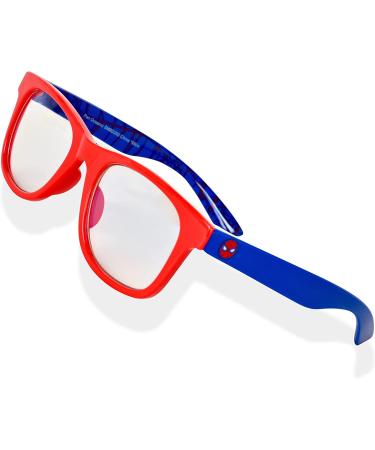 Spiderman Kids Blue Light Glasses with Carrying Case | Computer & Gaming Eyewear for Boys (Red/Blue) - Buy Online on GoSupps.com