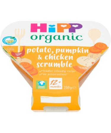 Hipp Organic Potato Pumpkin & Chicken Scrumble 12+ Months 230g - Buy Now for Healthy Toddler Meals - Buy Online on GoSupps.com