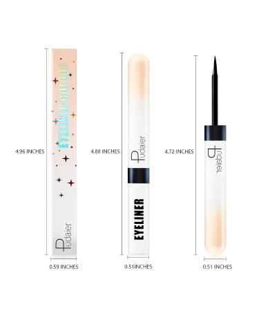 Espoce Liquid Eyeliner - Quick-Drying, Ultra-Fine Black Liner for Long-Lasting Eye Makeup - 0.12 Oz - Buy Online on GoSupps.com