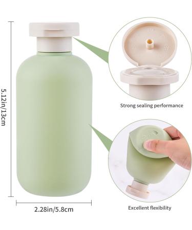 WLLHYF Squeeze Bottles 2 Pack 200 ML Refillable Plastic Travel Containers Empty Bottles With Disc Top Flip Cap Travel Accessories for Shampoo Creams Lotion Conditioner 200ML Green Blue - Buy Online on GoSupps.com