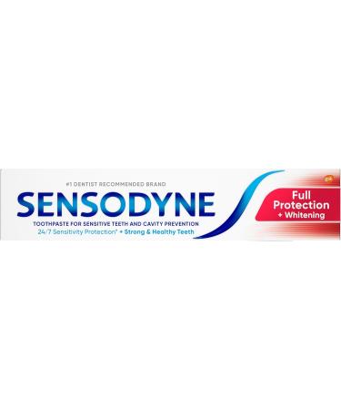 Buy Sensodyne Full Protection Whitening Toothpaste for Sensitive Teeth - Cavity Prevention 4 oz | International Shipping Available - Buy Online on GoSupps.com