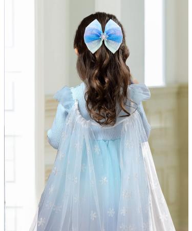 Gootty Frozen Princess Hair Clips 10 PCS - Girls Hair Bows for Theme Park Party - Buy Online on GoSupps.com