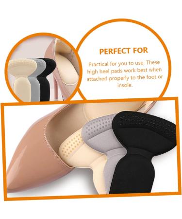 6 Pairs Reusable High Heel Half Size Insert Pads - Protective Heel Liners & Cushions for Comfortable Shoes - Assorted Colors & Adhesive Backing - Buy Online on GoSupps.com