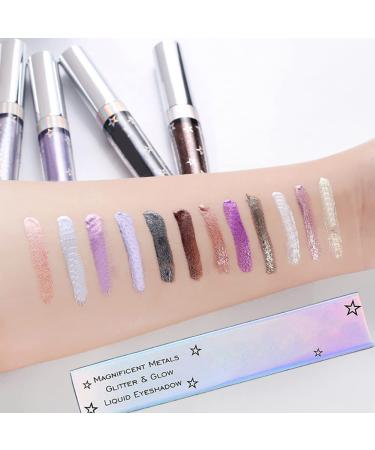 Coalitione Long Lasting Waterproof Liquid Eyeshadow - 12 Shimmer Glitter Shades for Party and Festival Makeup - Buy Online on GoSupps.com