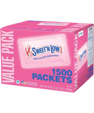 Sweet & Low Sugar Substitute - Case of 1500 Packets - Buy Online on GoSupps.com