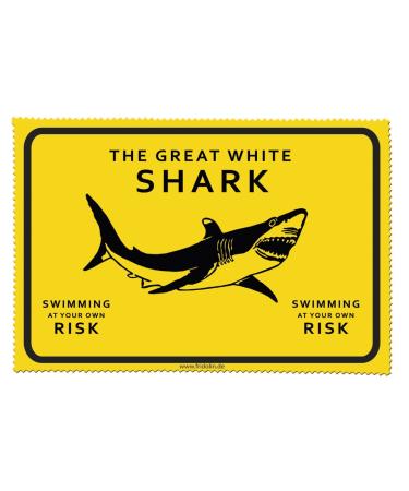 Fridolin glasses cleaning cloth Adventure Time-Shark fabric colorful 18x12.5x1 cm