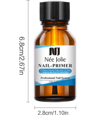 Nail Primer Nail Prep Dehydrate Nail Art Bases Gel For Nails Polish Fast Dry Bonding Helper Dehydrator Primer Acid Free Acid-free Primer Nail Prep Dehydrator And Primer For Gel Polish Gel Nails Polish desiccant - Buy Online on GoSupps.com