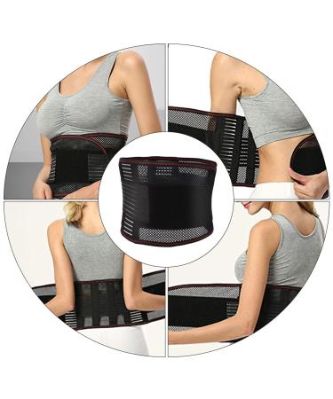 Healifty Hip Belt Waist Support | Back Brace & Lumbar Support Girdle for Men & Women | Comfortable & Adjustable Gym Trimmer Sleeve - Buy Online on GoSupps.com