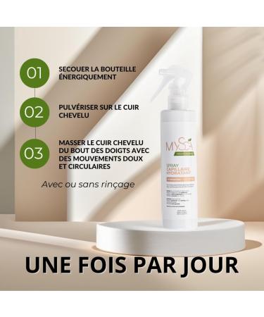 Spray capillaire hydratant naturel pour cuir chevelu sec et cheveux secs (250 ml) - anti-pelliculaire anti-d mangeaisons & pousse des cheveux - Buy Online on GoSupps.com
