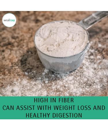 Naturtonix USDA Certified Organic Oat Fiber  Ultra Finely Ground  Non GMO  Vegan  Gluten Free  OU Kosher and Keto Friendly  2 Pounds 2 Pound Organic - Buy Online on GoSupps.com