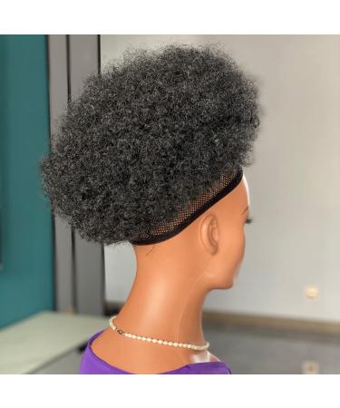 Big Afro Puff Drawstring Ponytail for Black Women - 4b/4c Kinky Curly Hair Bun 1B - Buy Online on GoSupps.com
