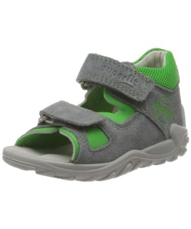 Superfit Boy's Flow Sandals 4.5 UK Child Grey Light Grey Green 25