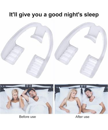 Luojuny 2-Part Nightly Teeth Braces | Comfortable Mouth Protection Against Bruxism & Teeth Grinding - Buy Online on GoSupps.com
