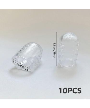 Toe Protector Silicone Toe Caps - 10PCS Anti-Friction Sleeve Covers for Pain Relief from Corns & Blisters - Buy Online on GoSupps.com