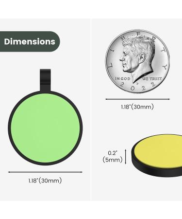 Yhananti Personalized Engraved Silicone Dog Tag - Quiet Waterproof & Customizable for Dogs & Cats | Name Phone & Address - Buy Online on GoSupps.com